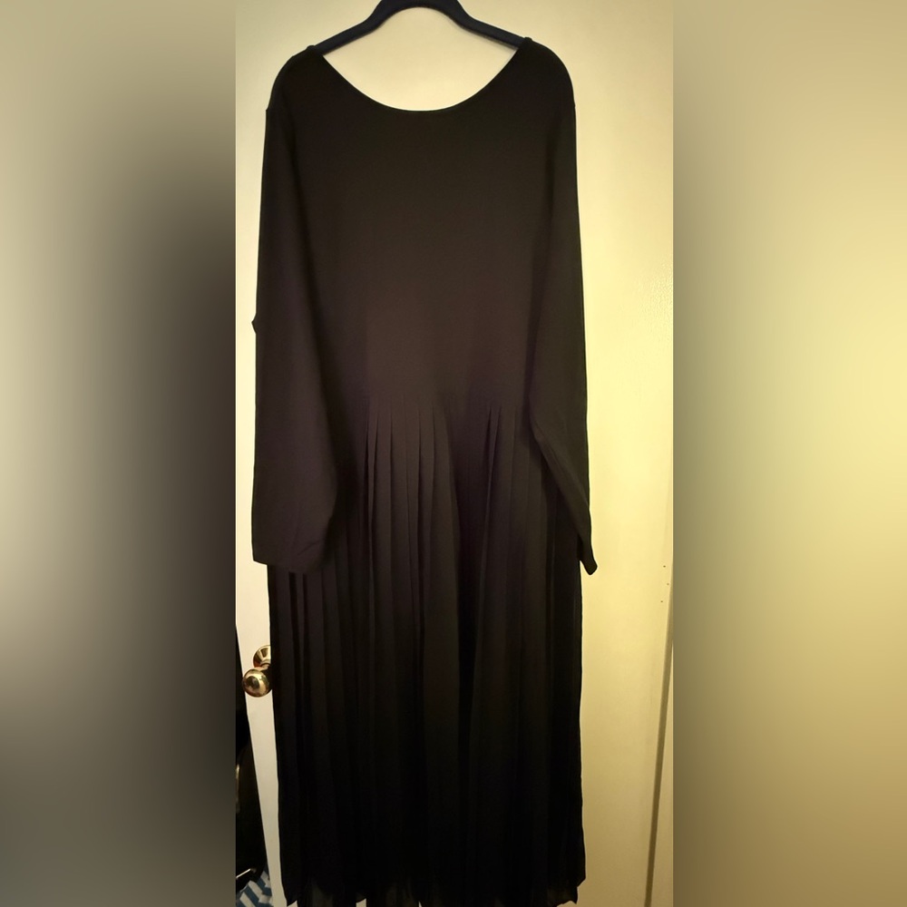 NWT J. Crew Pleated Ballet Dress Black